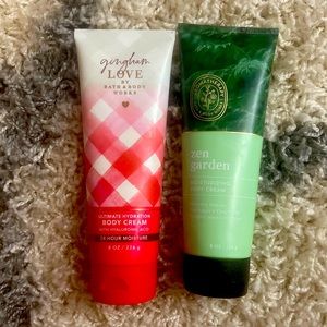 Bath and Body Works Gingham Love and Zen Garden